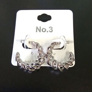 Small Swirl Hoop Earrings NEW